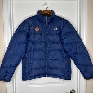 The North Face 550-Fill Down Puffer Jacket Size L – Blue Bacardí Edition